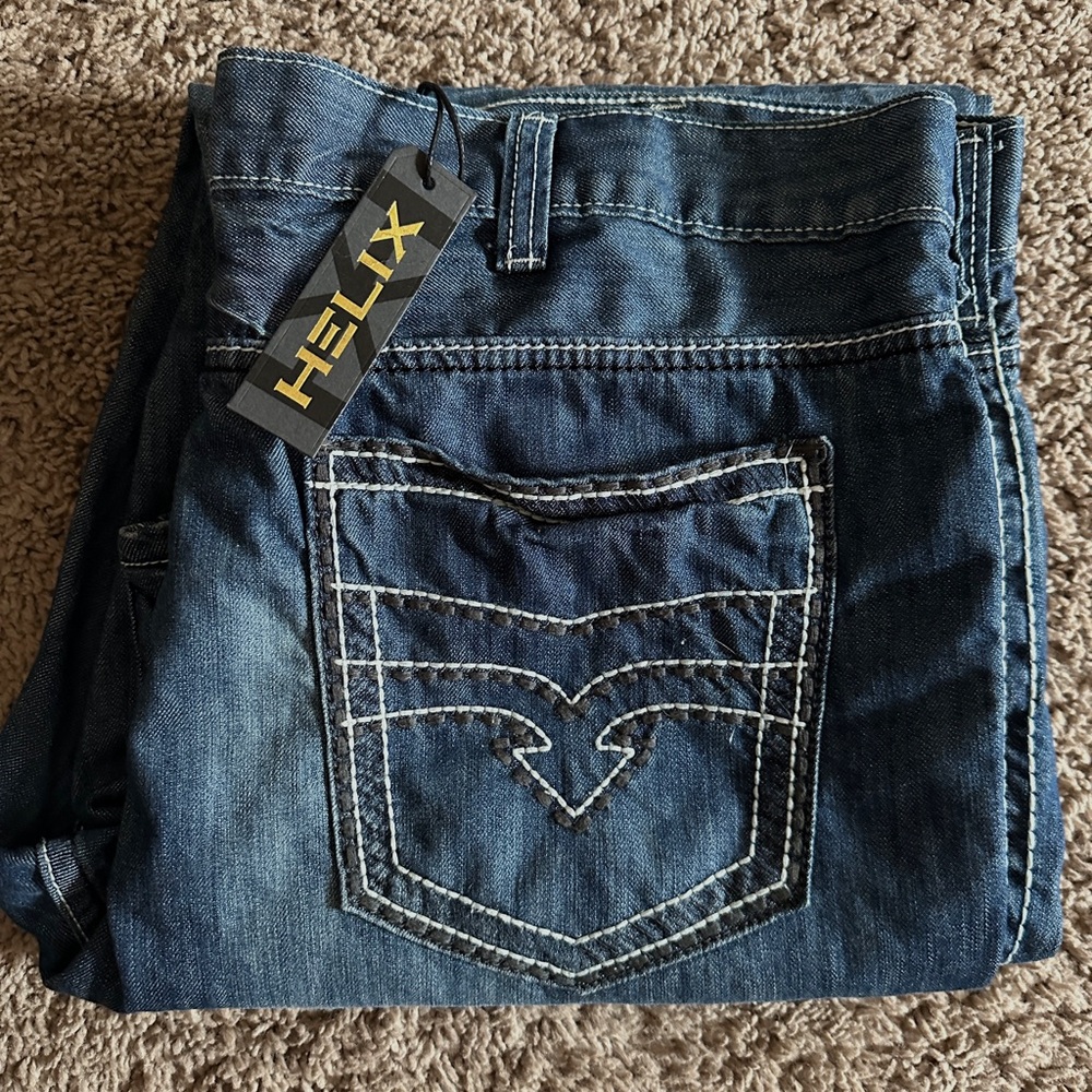 Helix Mens Blue Jeans